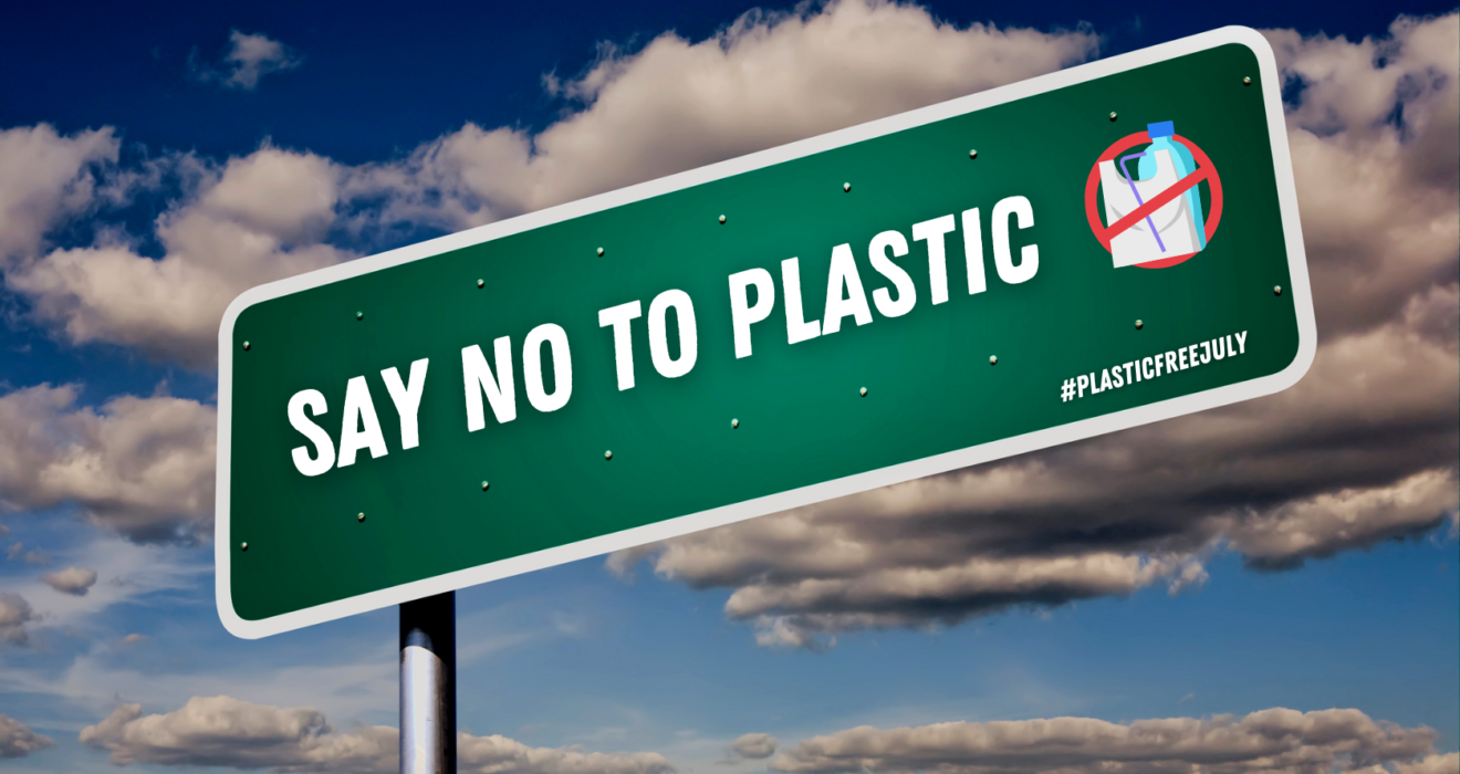 Say no to plastic banner